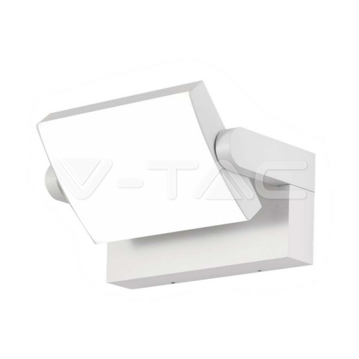 17W LED Wall Light White Body 4000K IP65 - 1