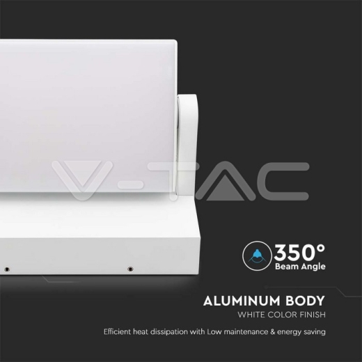 Aplique LED 17W Cuerpo Blanco 3000K IP65 - 6