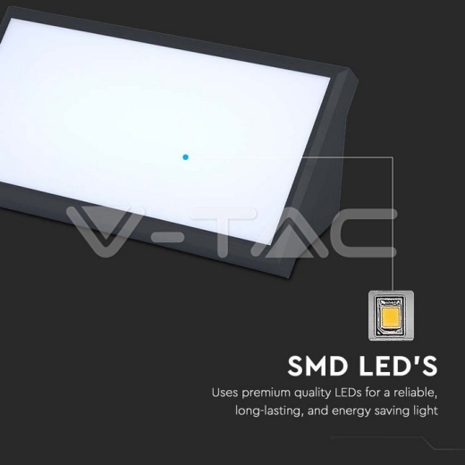 20W LED Landscape Outdoor Soft Light-Large 4000K cuerpo negro IP65 - 6