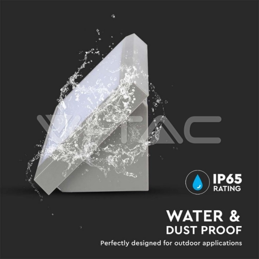 Lámpra exterior 20W LED Cuerpo Gris 6400К IP67 - 5