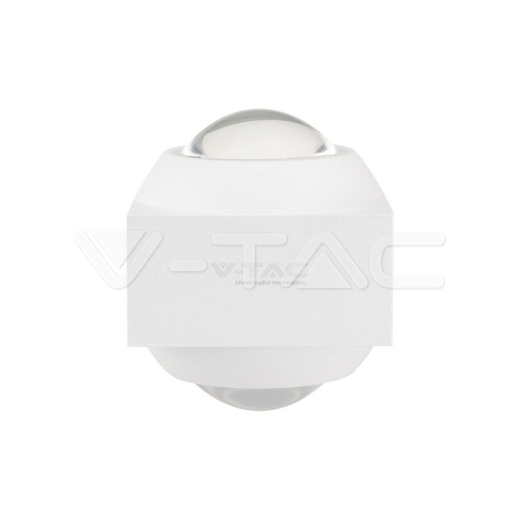 Aplique LED 2W Arriba y Abajo 3000K Cuerpo Blanco IP54 - 2
