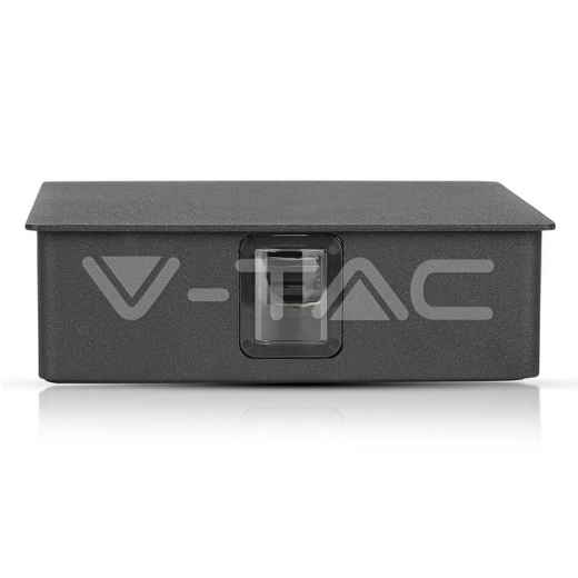 Aplique de pared 4W LED Cuerpo Negro Cuadrado 3000K IP65 - 2