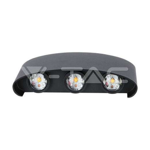 5W LED Wall Lamp 3000K Sand Black - 2