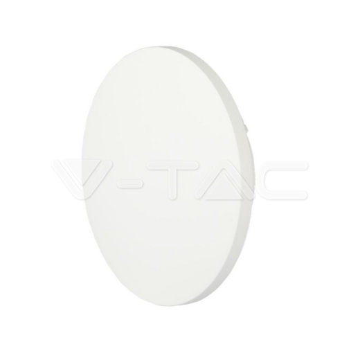 Aplique de pared 5W LED Bridgelux Chip cuerpo blanco redondo IP65 3000K - 1