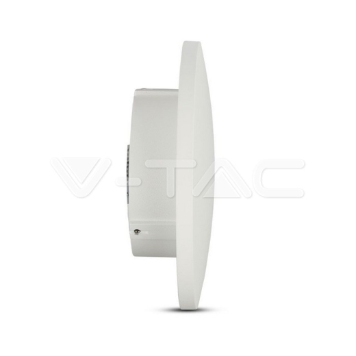 Aplique de pared 5W LED Bridgelux Chip cuerpo blanco redondo IP65 3000K - 2