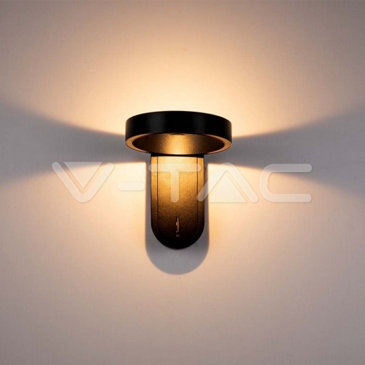 Aplique LED 5W 3000K+4000K Cuerpo Negro IP65 - 8