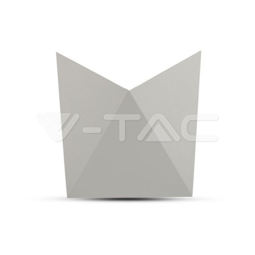 Aplique de pared 5W cuerpo gris IP65 4000K - 3