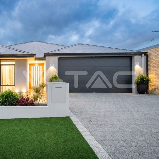 Aplique de pared 5W cuerpo gris IP65 4000K - 8