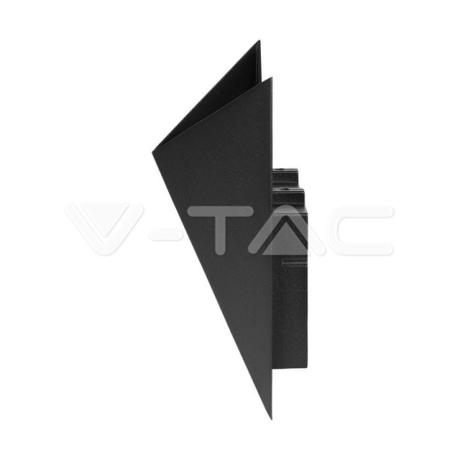 5W LED Wall Light Black Body IP65 4000K - 2
