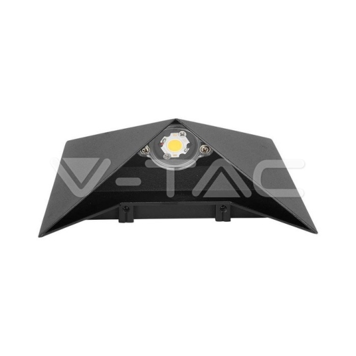 5W LED Wall Light Black Body IP65 4000K - 3