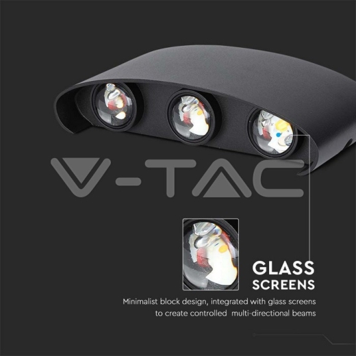 Aplique LED 5W Negro Arena IP54 4000K - 11