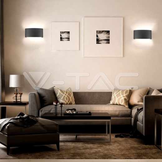 Aplique LED 5W Negro Arena IP54 4000K - 15