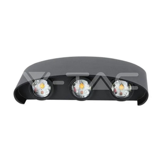 Aplique LED 5W Negro Arena IP54 4000K - 4