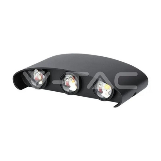 Aplique LED 5W Negro Arena IP54 4000K - 5