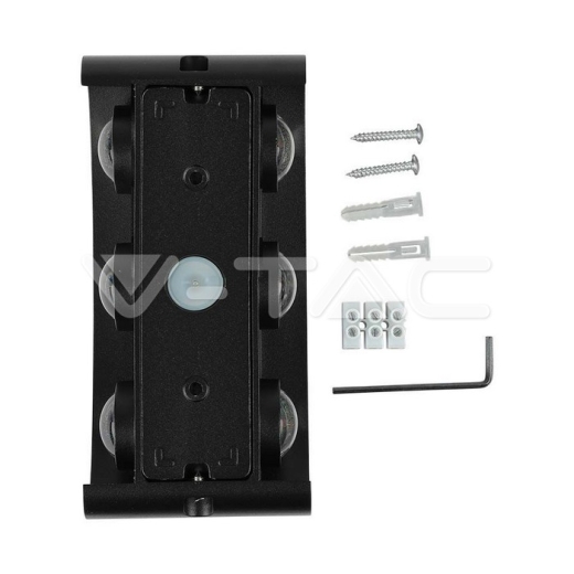 Aplique LED 5W Negro Arena IP54 4000K - 7