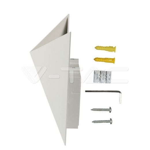 Aplique de pared 5W cuerpo blanco IP65 4000K - 4
