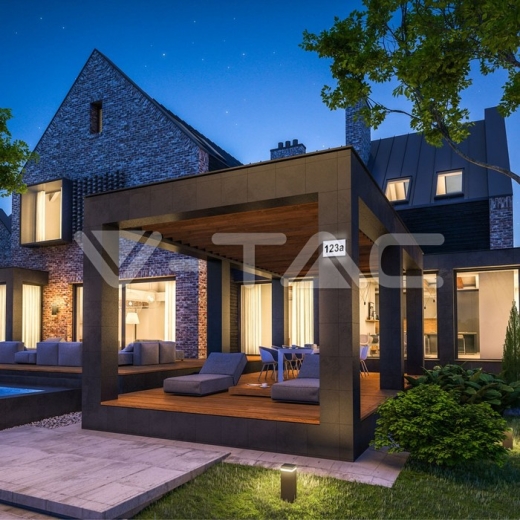 Números de casa iluminados con LED 6W SAMSUNG Chip 3000K - 9