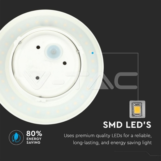 6W LED Lámpara de Pared Blanco Natural Cuerpo Blanco Rojoondo - 5