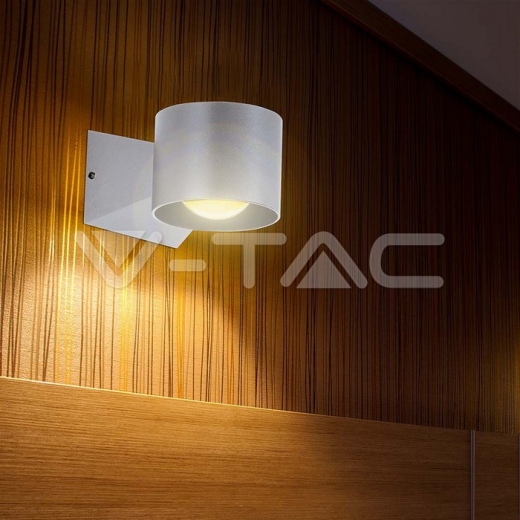 Aplique LED 6W 3000K Cuerpo Blanco IP65 - 8