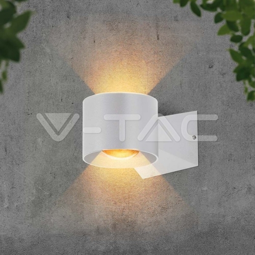 Aplique LED 6W 3000K Cuerpo Blanco IP65 - 9