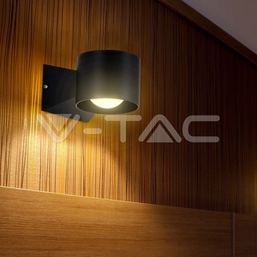 Aplique LED 6W 4000K Cuerpo Negro IP65 - 8