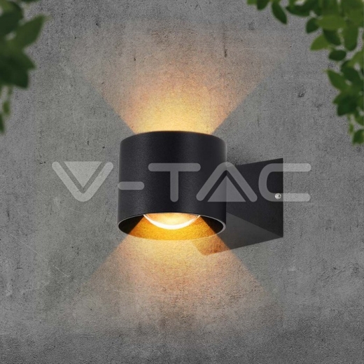 Aplique LED 6W 4000K Cuerpo Negro IP65 - 9