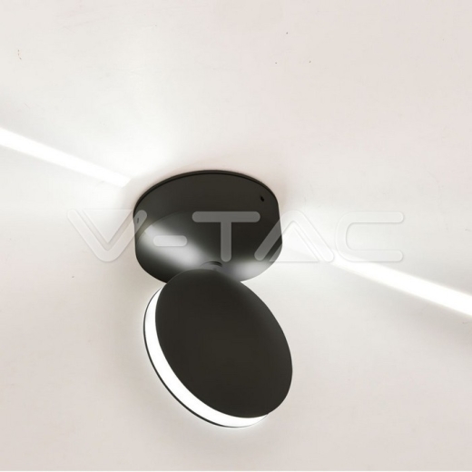 Lámpara de pared LED 7W Cuerpo Negro Luz Natural IP65 - 9