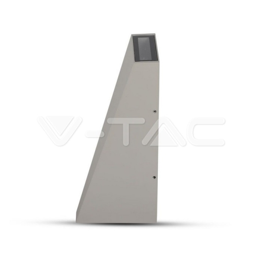 Aplique de pared 6W cuerpo gris IP65 3000K - 2