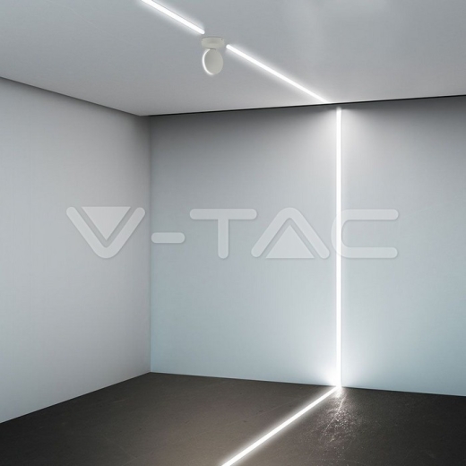 7W LED Wall Light White Body 3000K IP65 - 10