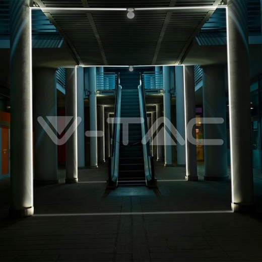 7W LED Wall Light White Body 3000K IP65 - 11