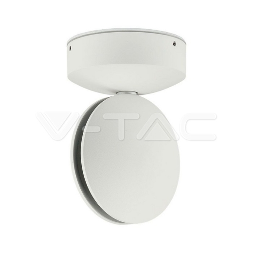 7W LED Wall Light White Body 3000K IP65 - 1