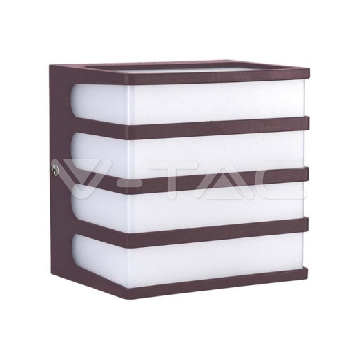 Aplique LED 8W Cuerpo Marrón IP65 3000K - 1