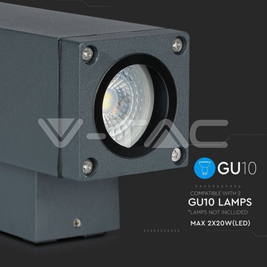 Wall Lamp GU10 Matt White Up Down - 8