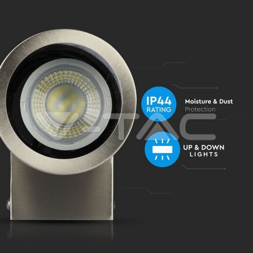 Wall Sleek Wall Fitting GU10 Steel Body 2 Way IP44 - 7