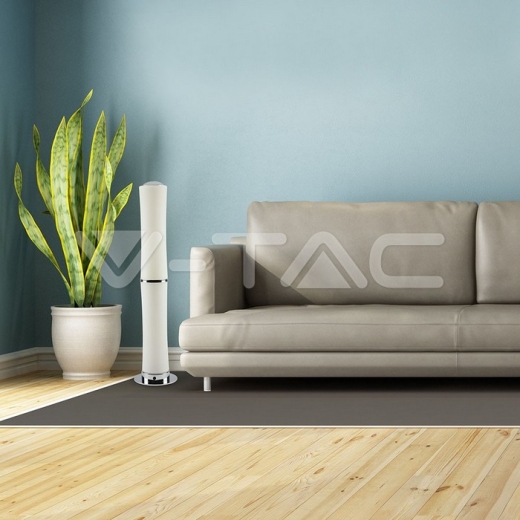 Lámpara de suelo 32W LED Dimmable mediante tacto cuerpo blanco 3000K - 7