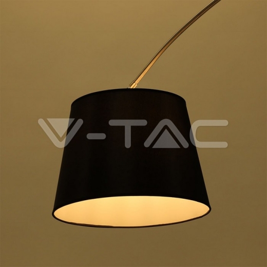 Lámpara de suelo LED E27 cuerpo Negro - 9