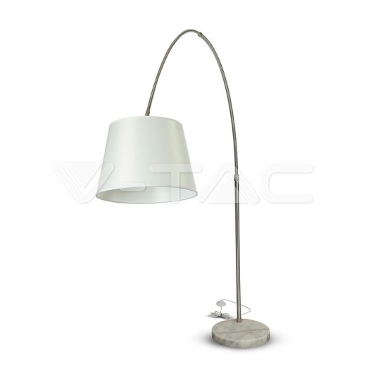 LED Floor Lamp E27 Ivory Lamp Shade - 1