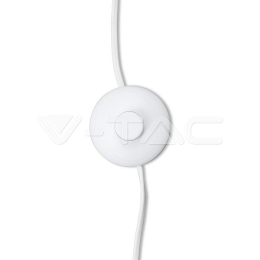 LED Floor Lamp E27 Ivory Lamp Shade - 4