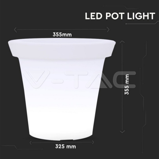 LED Pot Light RGB 35.5*32.5CM - 6
