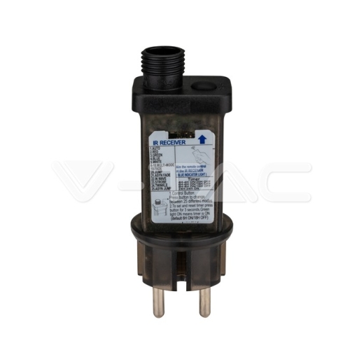 0.5W Bulb LED String Light EU Plug RGB - 3