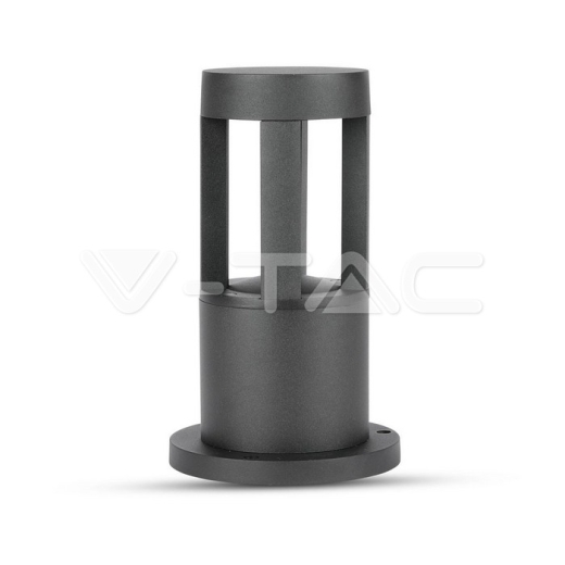 Lámpara de jardín 10W LED cuerpo negro altura 25cm 6400K - 1