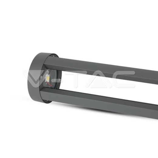 Lámpara de jardín 10W LED cuerpo negro altura 80cm 4000K - 2