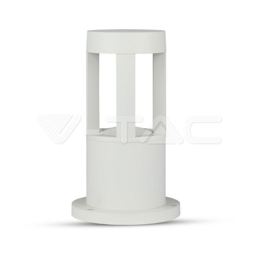 Lámpara de jardín 10W LED cuerpo blanco altura 25cm 6400K - 1