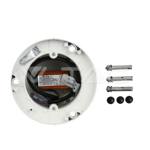 Lámpara de jardín 10W LED cuerpo blanco altura 25cm 4000K - 2