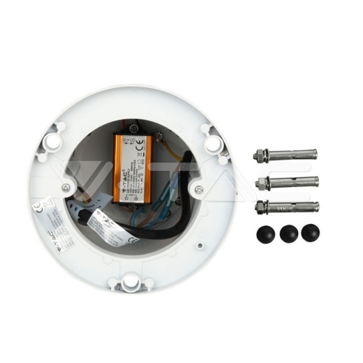 Lámpara de jardín 10W LED cuerpo blanco altura 80cm 3000K - 3