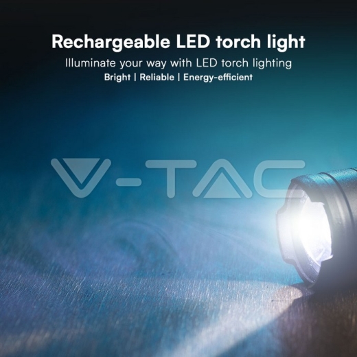 Linterna LED 10W Luz Recargable IP44 - 3