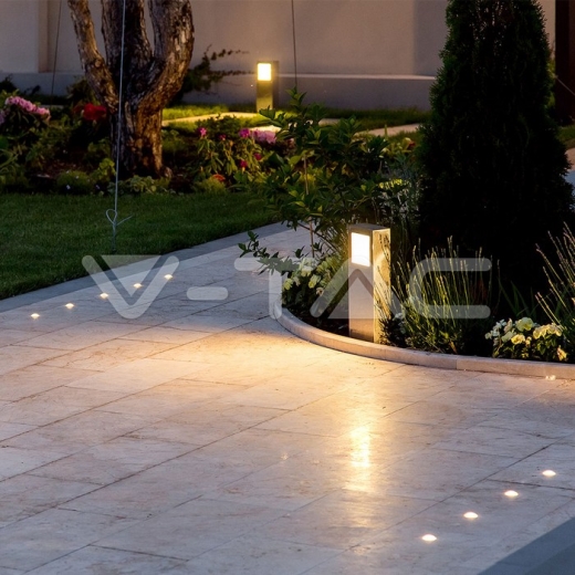 Lámpara de pared 12W LED hormigón gris claro IP65 3000K - 8