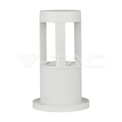 10W LED Bollard Light White Body 25cm Height CREE Chip 4000K - 1