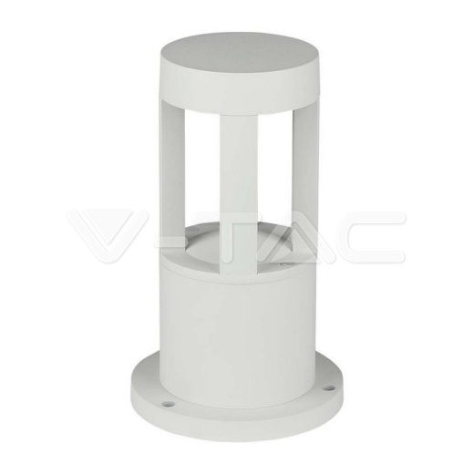 10W LED Bollard Light White Body 25cm Height CREE Chip 4000K - 2