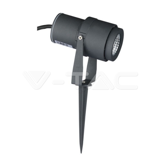 Pincho de jardín de LED 12W cuerpo gris 4000K - 2